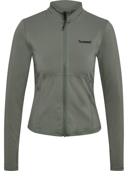 HUMMEL Prima Zip Blouse Damen (castor gray)