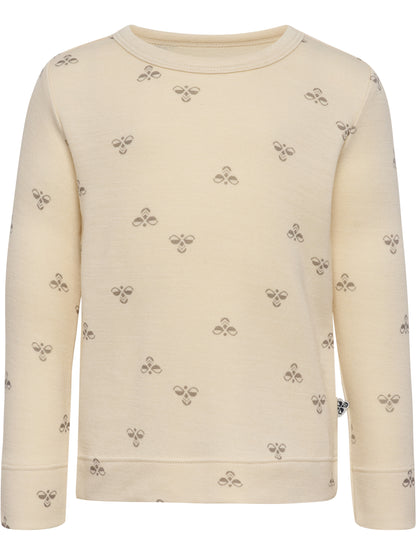 HUMMEL Mini Wool T-Shirt L/S Kind (whitecap gray)