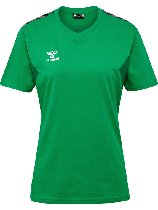 HUMMEL Authentic Co T-Shirt S/S Damen Grün
