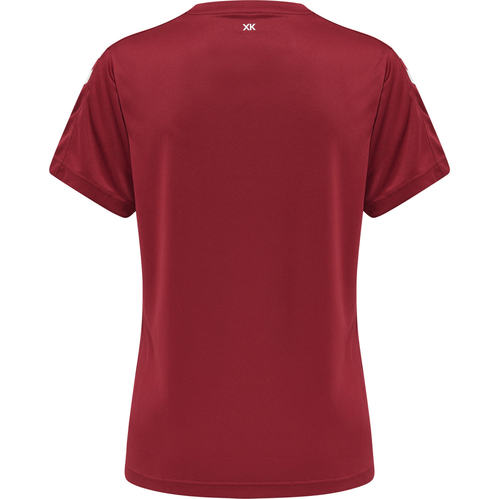 HUMMEL Core XK Poly Jersey S/S Damen (maroon)