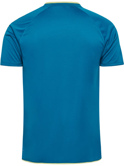 HUMMEL Core 2.0 Jersey S/S (celestial/pale lime yellow)