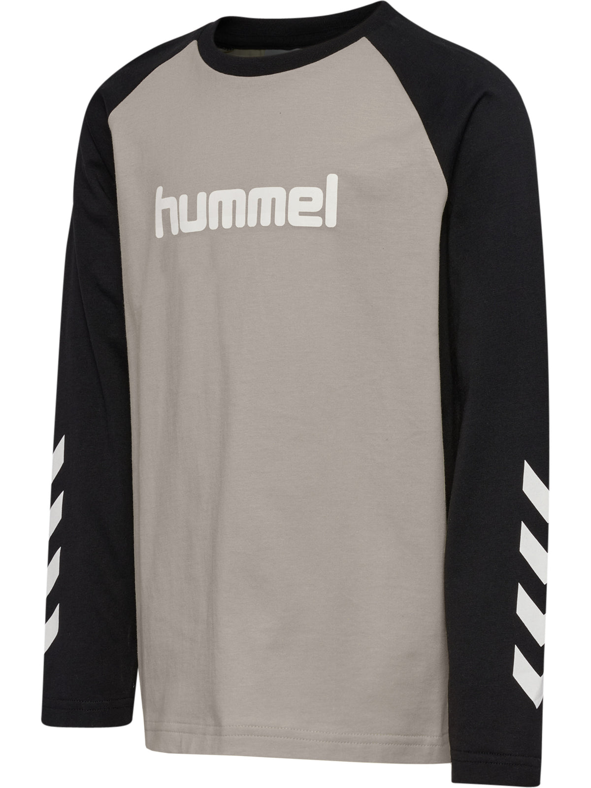 HUMMEL Logo T-Shirt L/S Kind (rock ridge)