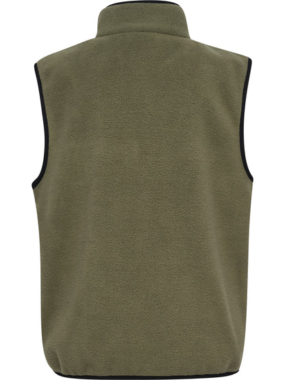 HUMMEL Rilo Fleece Zip Vest Kind (dusty olive)