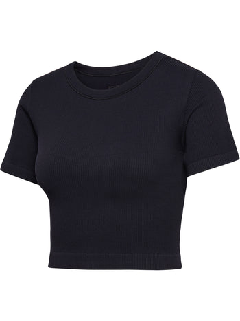 HUMMEL Pulse Seamless Rib T-Shirt S/S Damen (black)