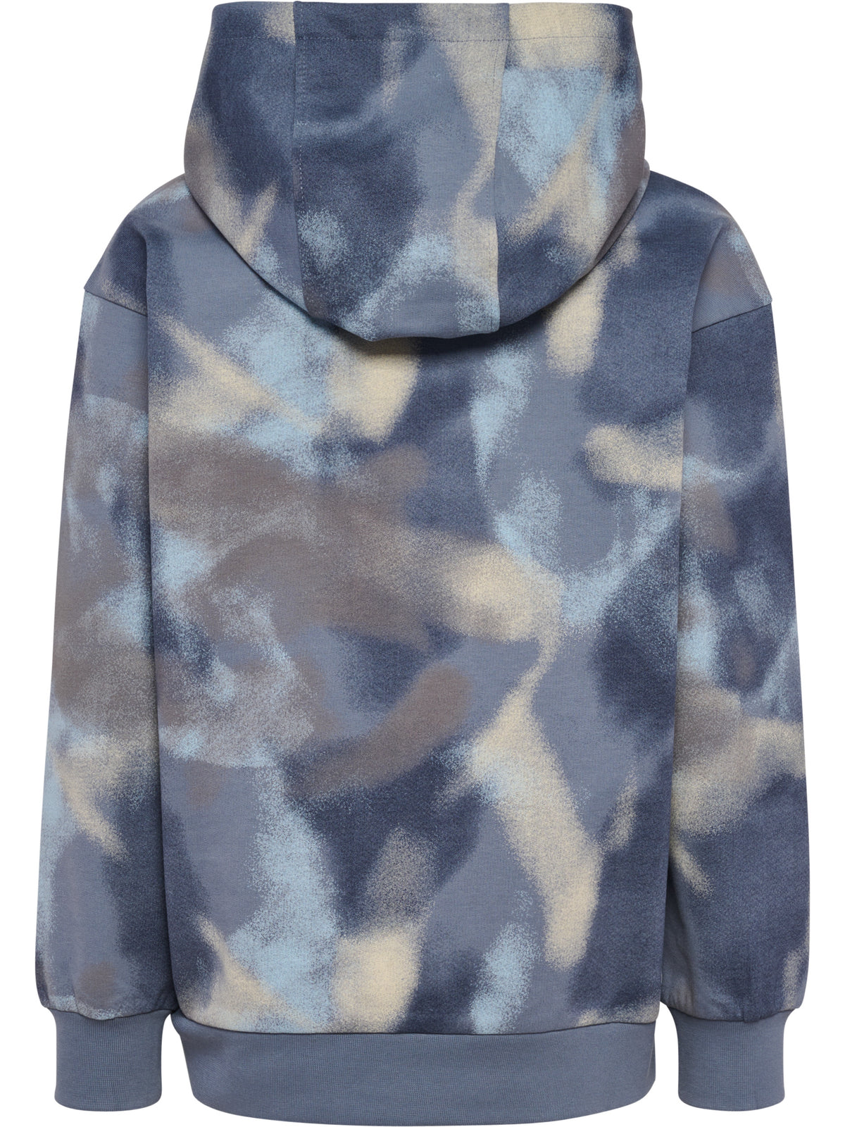 HUMMEL Loose AOP Hoodie Bee Kind (flint stone)