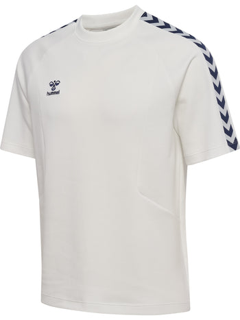 HUMMEL Root T-Shirt S/S (blanc de blanc/marine)
