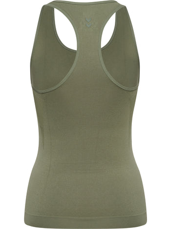 HUMMEL Flow Tanktop Damen (deep lichen green)