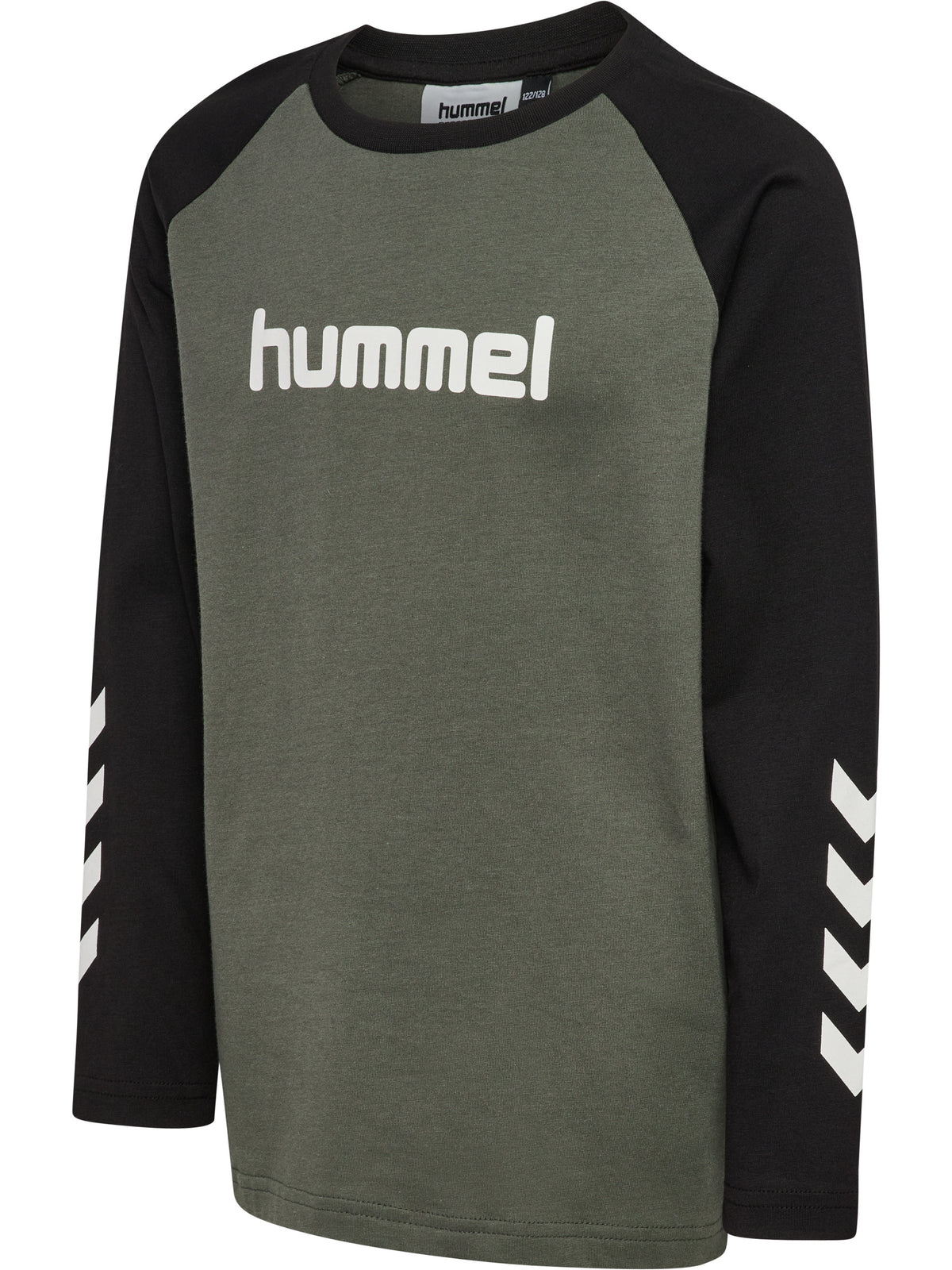 HUMMEL Logo T-Shirt L/S Kind (castor gray)