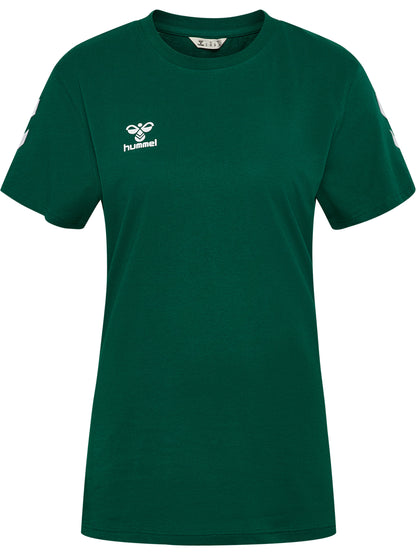 HUMMEL Go 2.0 Chevron T-Shirt S/S Damen (evergreen)
