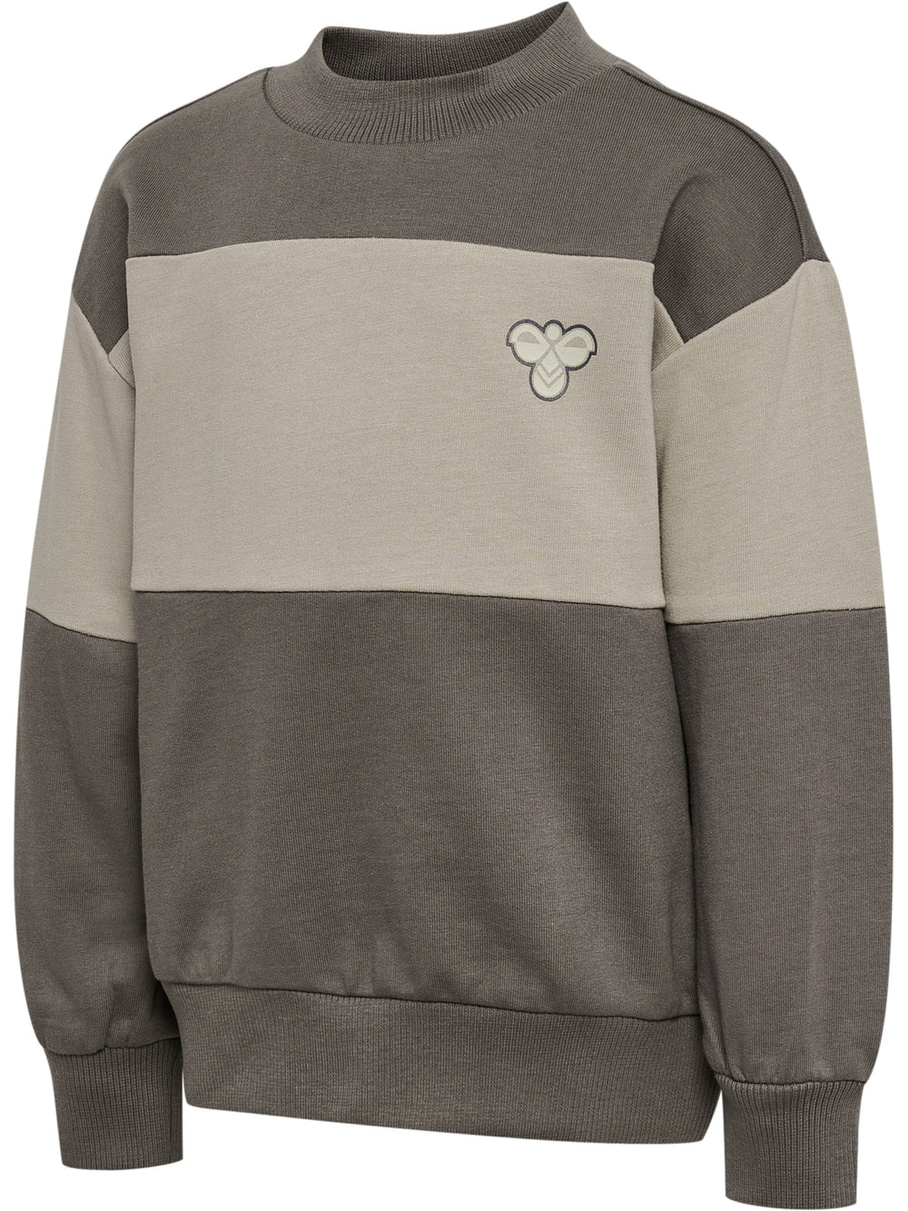 HUMMEL Mini Loose Block Sweatshirt Kind (dark gull gray)