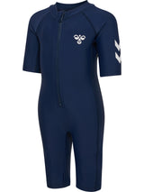 HUMMEL Sandy Swimsuit 3/4 SL Kind (dress blues/white)