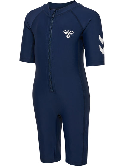 HUMMEL Sandy Swimsuit 3/4 SL Kind (dress blues/white)
