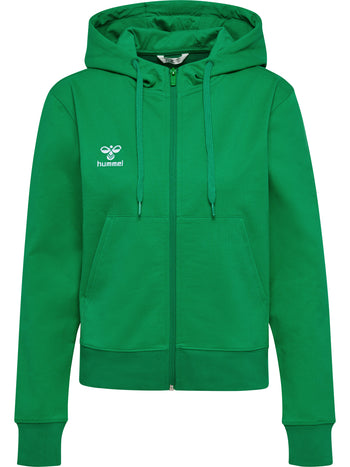 HUMMEL Go 2.0 Zip Hoodie Damen Grün