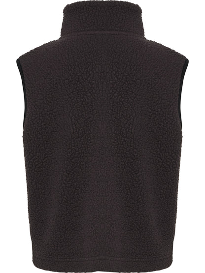 HUMMEL Martini Fleece Zip Vest Kind (chocolate torte)