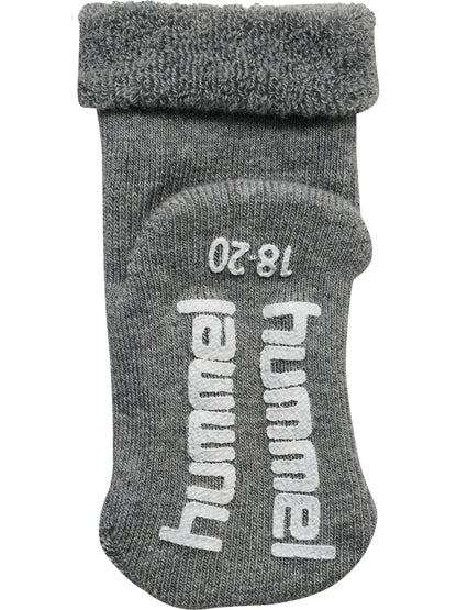 HUMMEL Mini Non Slip 3-Pack Sock Kind (grey melange)