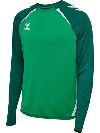 HUMMEL Lead 2.0 Crew Sweat (jelly bean/evergreen)