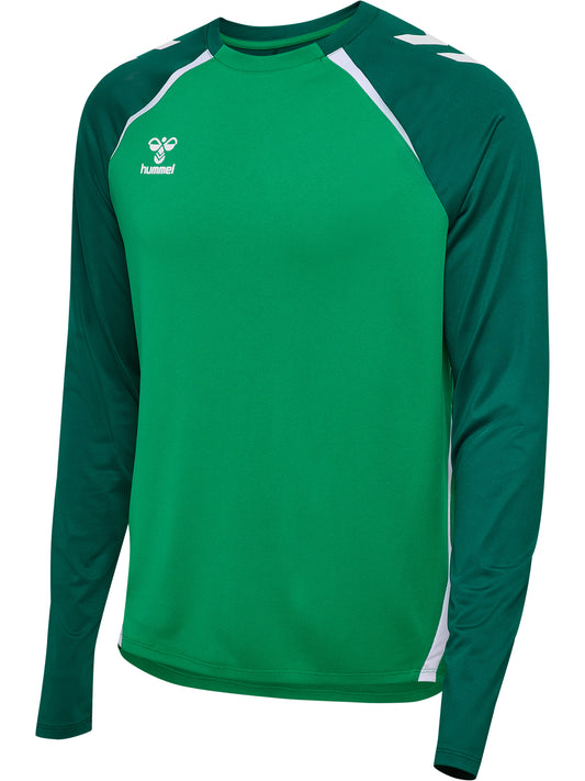 HUMMEL Lead 2.0 Crew Sweat (jelly bean/evergreen)