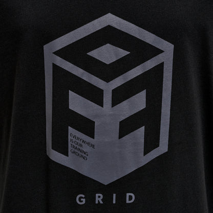 HUMMEL Offgrid Cotton Jersey S/S Kind (jet black/forged iron)