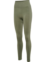 HUMMEL Flow Tights Damen (deep lichen green)