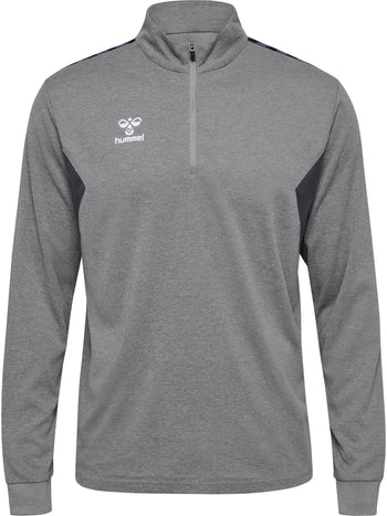 HUMMEL Authentic Half Zip Sweat Herren Grau