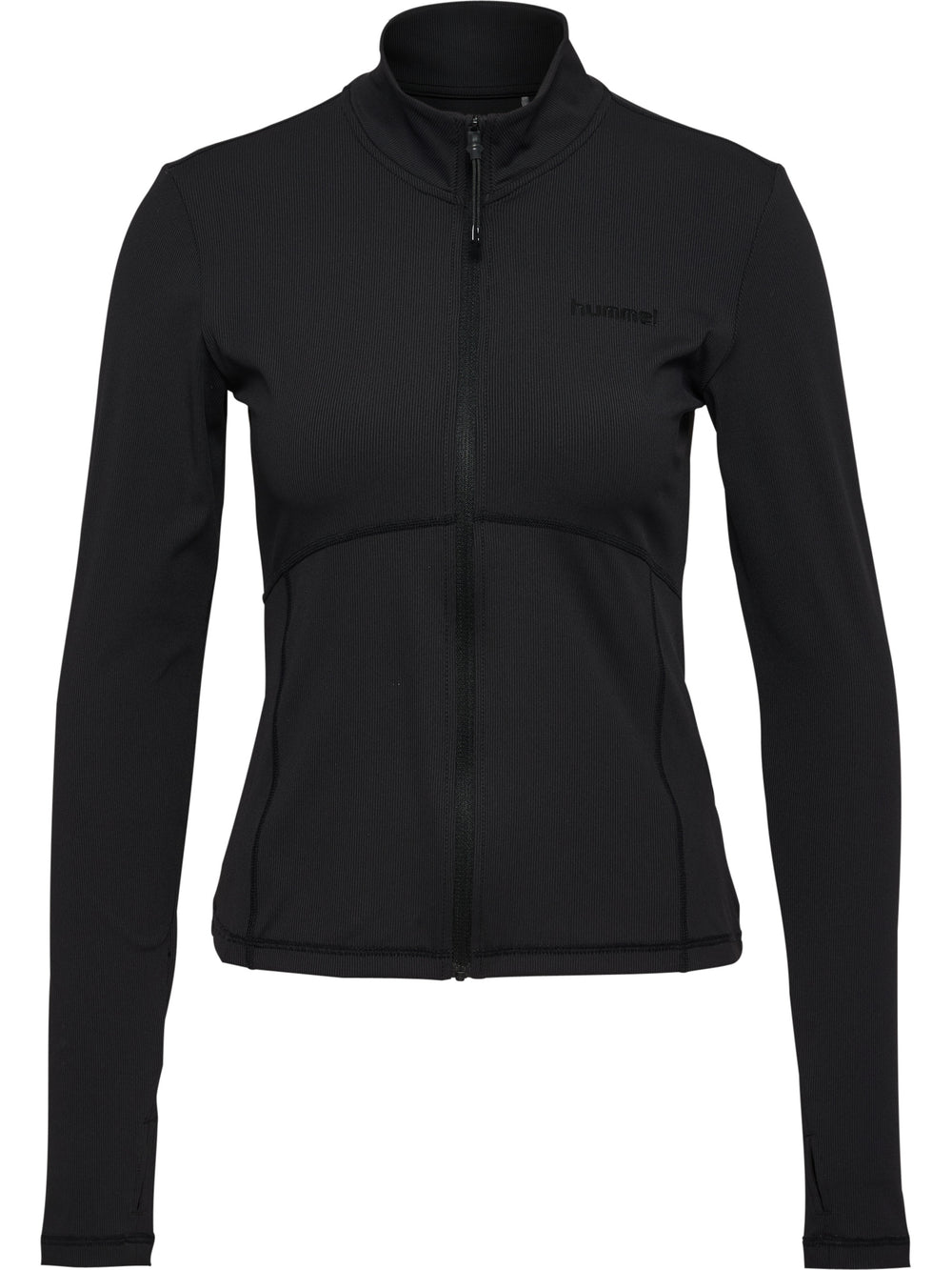 HUMMEL Prima Rib Zip Blouse Damen (black)