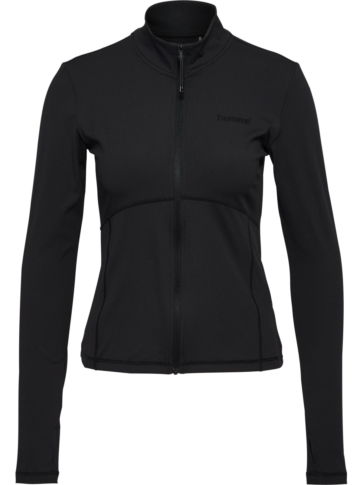 HUMMEL Prima Rib Zip Blouse Damen (black)