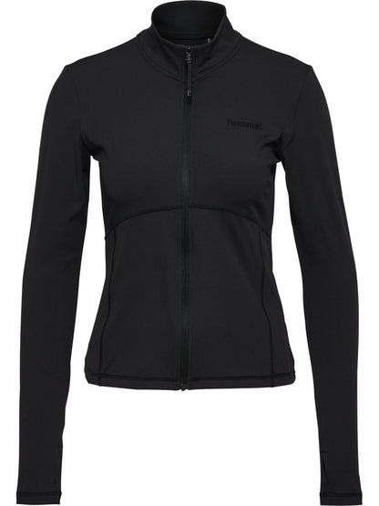 HUMMEL Prima Rib Zip Blouse Damen (black)