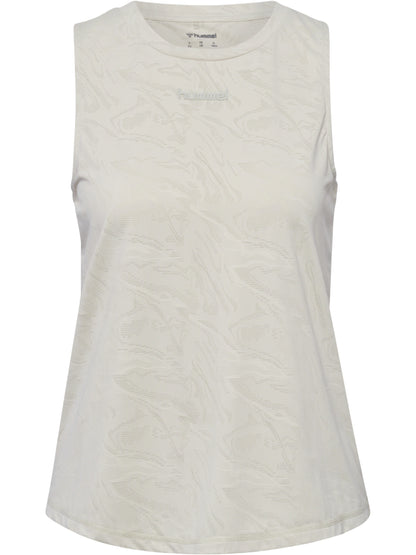 HUMMEL Vanja Jacquard Top Damen (silver birch)