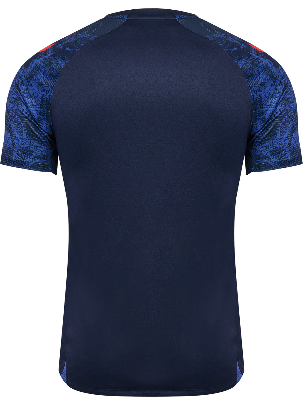 HUMMEL BLAZE26 Pro Training Jersey S/S (marine/cherry tomato)