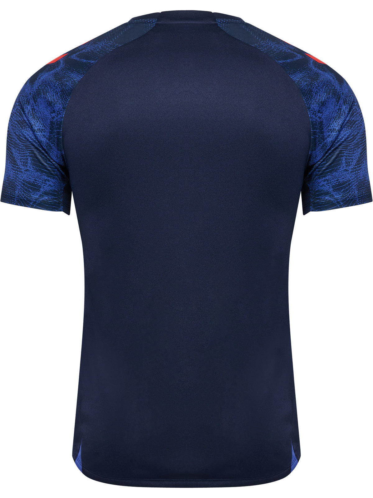 HUMMEL BLAZE26 Pro Training Jersey S/S (marine/cherry tomato)
