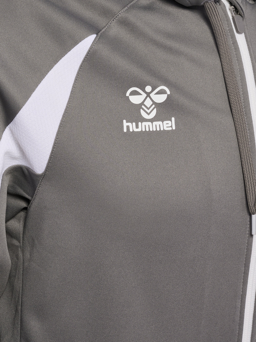 HUMMEL Core 2.0 Zip Hoodie (steel gray/white)