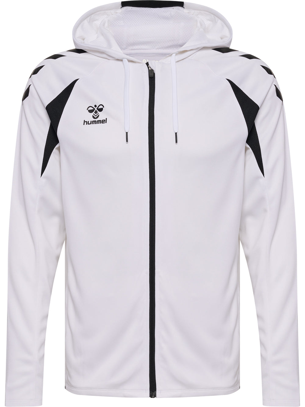 HUMMEL Core 2.0 Zip Hoodie (white/black)
