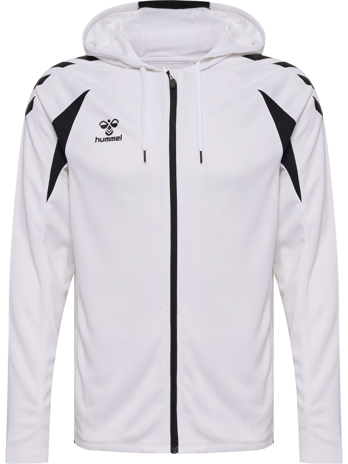 HUMMEL Core 2.0 Zip Hoodie (white/black)