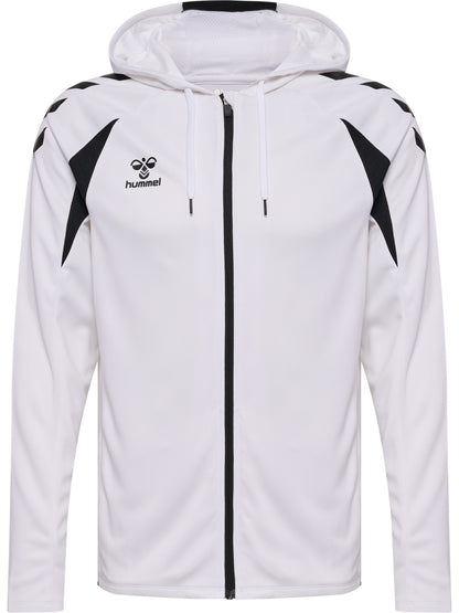 HUMMEL Core 2.0 Zip Hoodie (white/black)