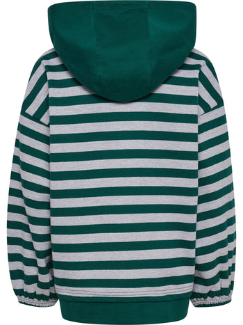 HUMMEL Conelly Boxy Contrast Hoodie Kind (forest biome)