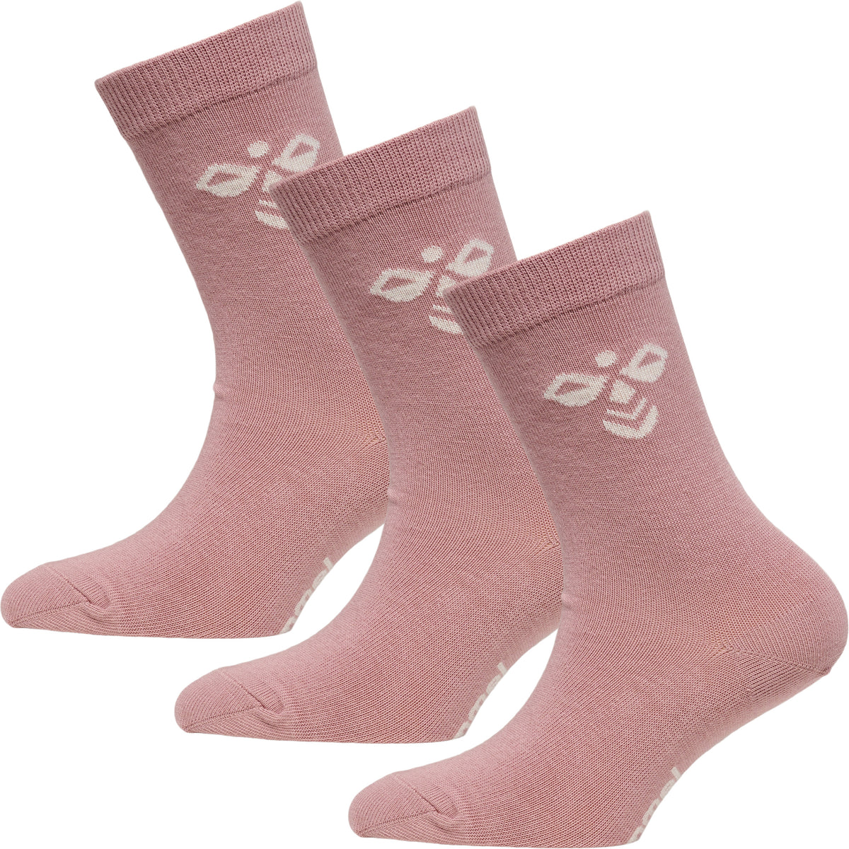 HUMMEL Sutton 3-Pack Sock Kind (woodrose)