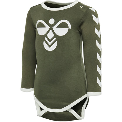 HUMMEL Flipper Ls Bodystocking Kind (olive night)