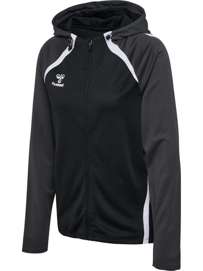HUMMEL Lead 2.0 Zip Hoodie Damen (black/asphalt)