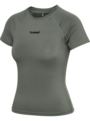 HUMMEL Prima T-Shirt S/S Damen (castor gray)