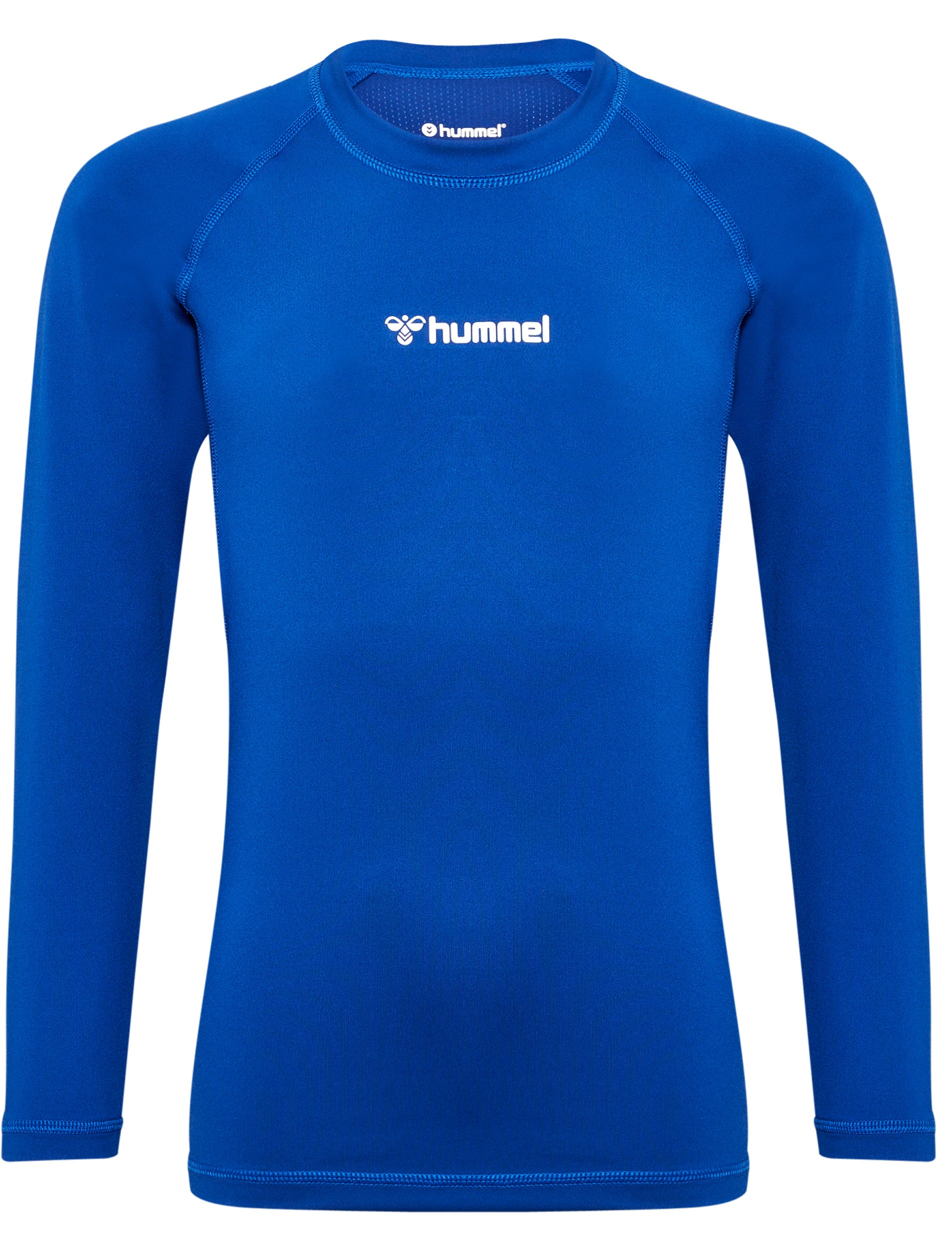 HUMMEL Bl Performance Tee L/S Unisex Kind Blau