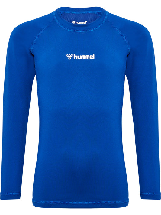 HUMMEL Bl Performance Tee L/S Unisex Kind Blau