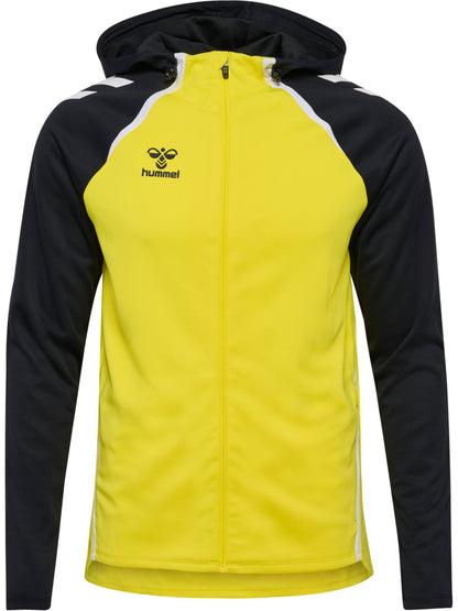 HUMMEL Lead 2.0 Zip Hoodie (blazing yellow/black)