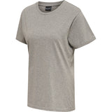 HUMMEL Red Basic T-Shirt S/S Damen (grey melange)