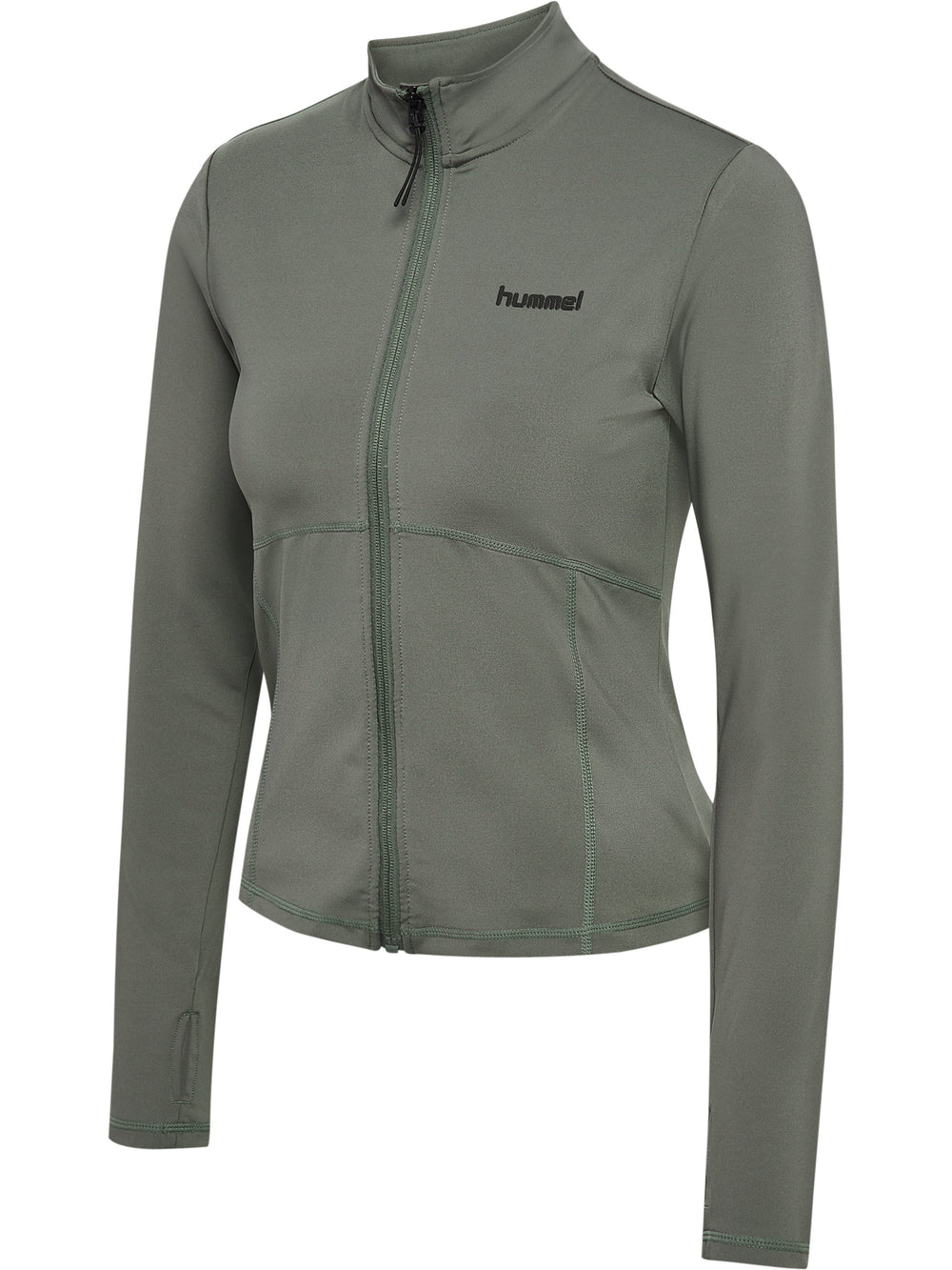 HUMMEL Prima Zip Blouse Damen (castor gray)