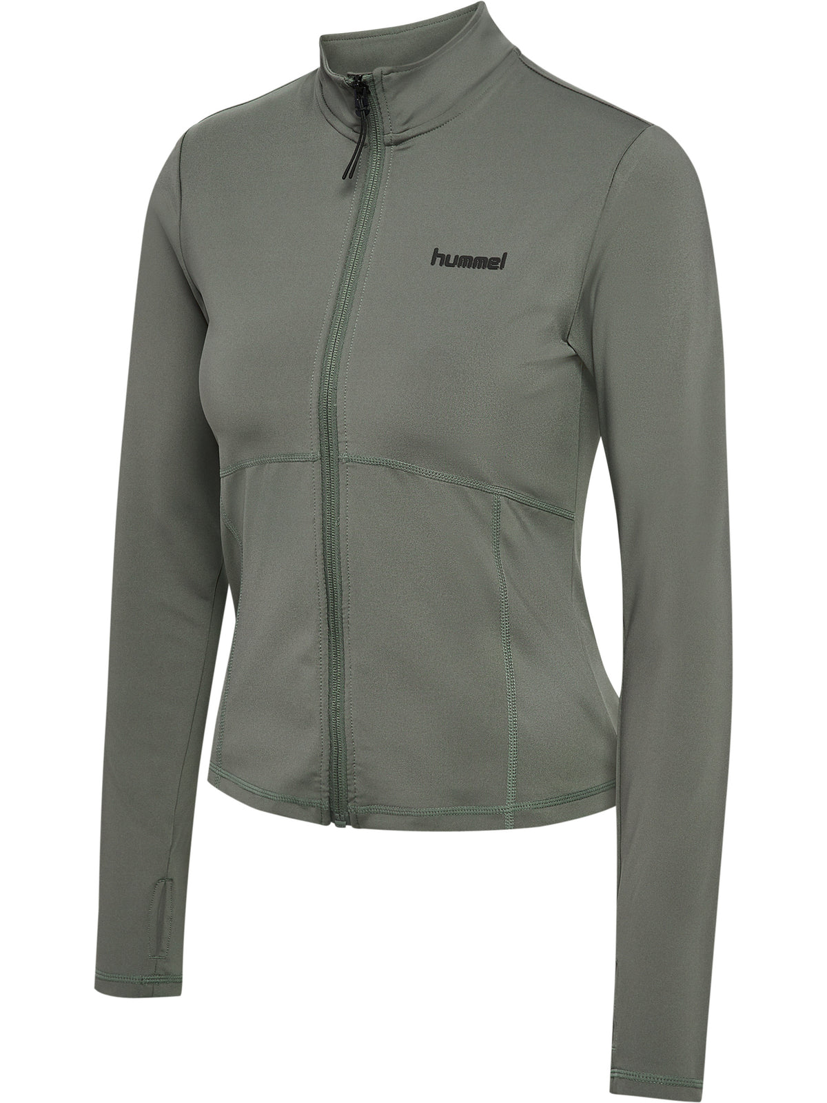 HUMMEL Prima Zip Blouse Damen (castor gray)