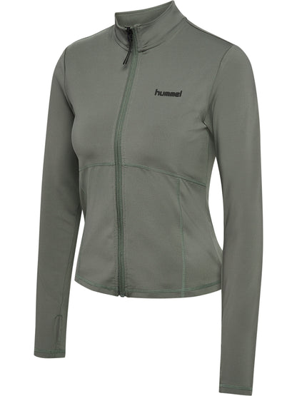 HUMMEL Prima Zip Blouse Damen (castor gray)