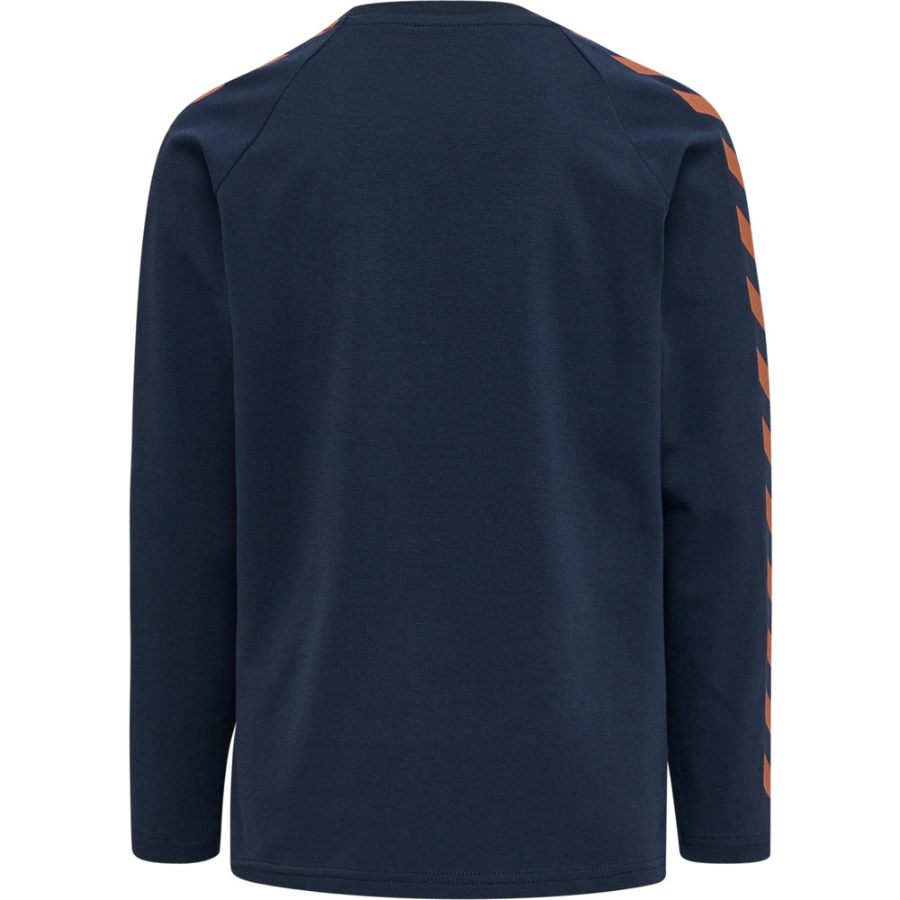 HUMMEL Boys T-Shirt L/S Kind (black iris/sierra)
