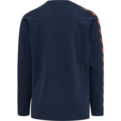 HUMMEL Boys T-Shirt L/S Kind (black iris/sierra)