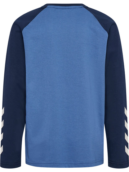 HUMMEL Logo T-Shirt L/S Kind (dutch blue)