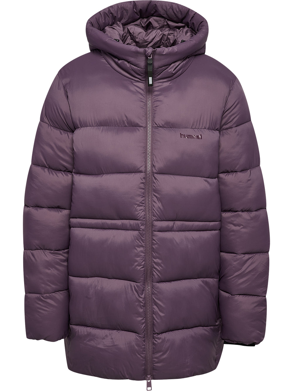 HUMMEL Mid Lenght Puffer Jacket Damen (black plum)
